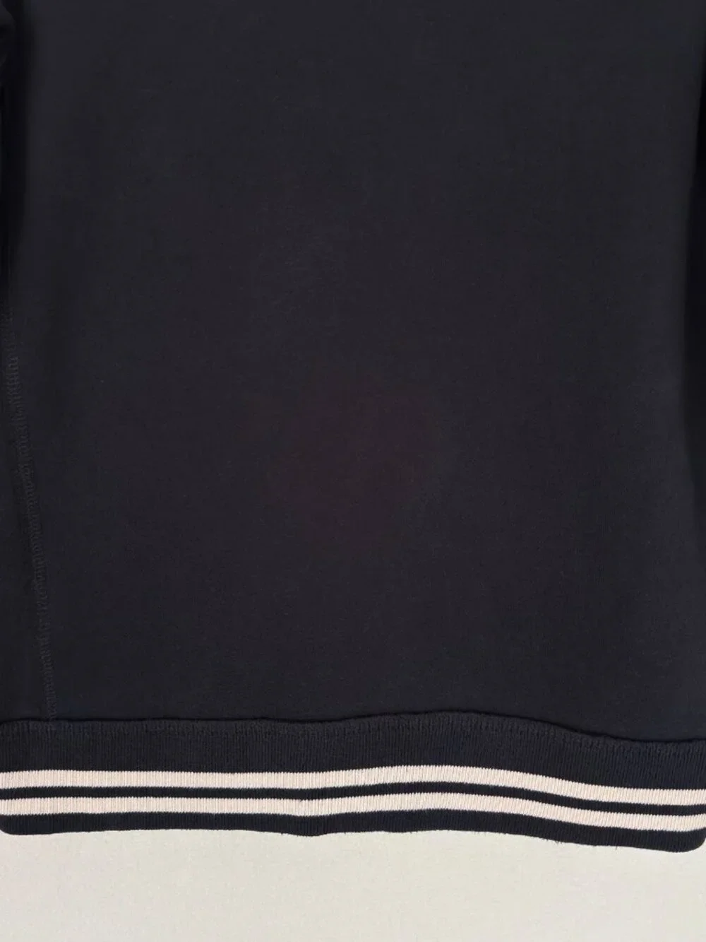 Abercrombie & Fitch Varsity Navy Blue Bomber Jacket Y2K Mens Small Snap Front